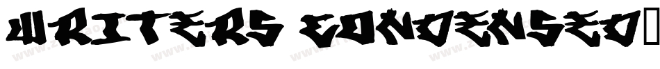 Writers condensed字体转换